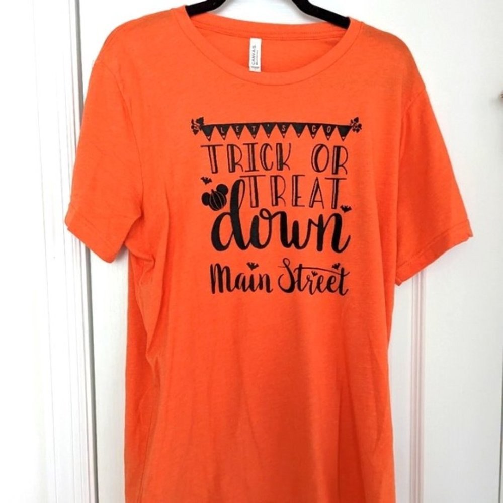 Trick or Treat Down Main Street Disney Tshirt